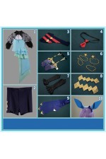 2XXT Cosplay Uma Musume Pretty Derby Admire Groove Glacial Queen Race Outfit Cosplay Costume